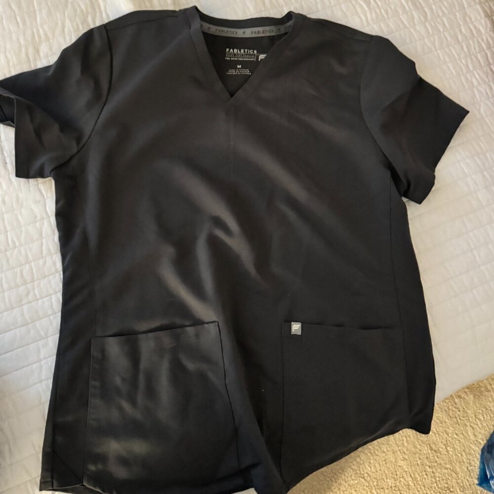 Fabletics Method Scrub Top - Onyx - image 1